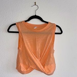 Athletic crop top